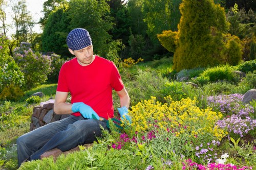 Improving surface water management in a Heston outdoor space