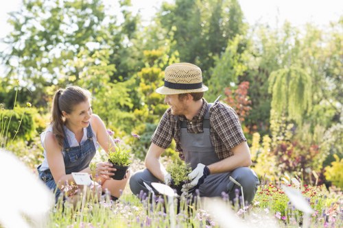 Charity partnership donating reusable garden materials